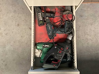 Hitachi, skil etc - kast met boormachine + diversen