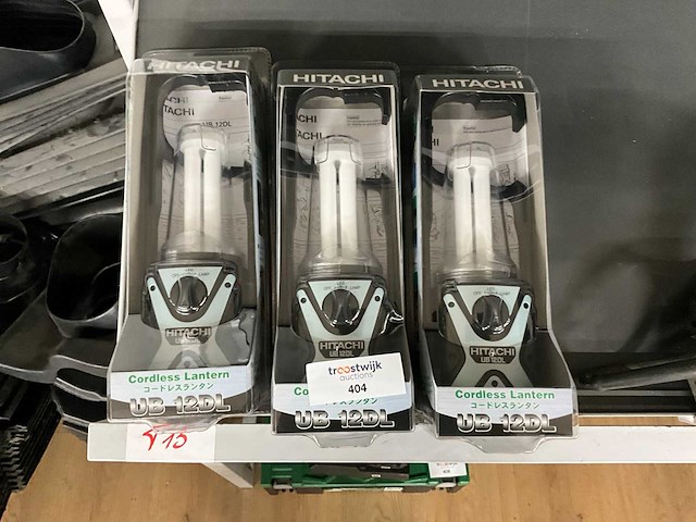 Hitachi ub 12dl accu lamp (3x) - afbeelding 3 van  3