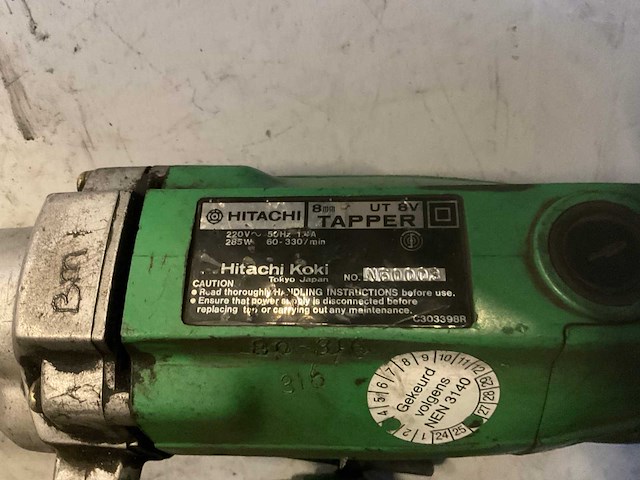Hitachi ut 8v tapmachine - afbeelding 4 van  6