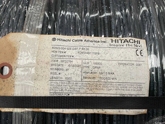 Hitachi vezel kabel (3x) - afbeelding 2 van  5