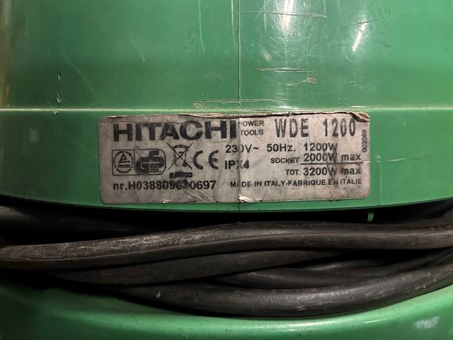 Hitachi wde1200 industriële stofzuiger - afbeelding 3 van  5
