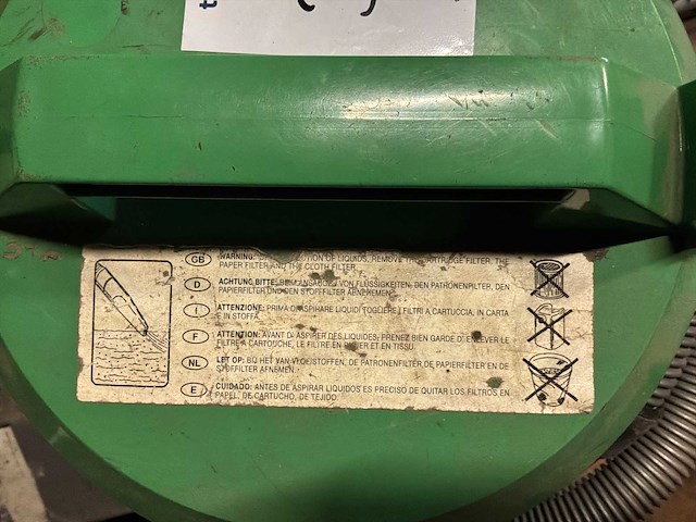 Hitachi wde1200 industriële stofzuiger - afbeelding 5 van  5