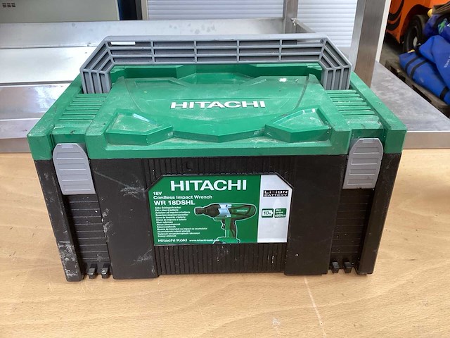 Hitachi wr 18dshl slagmoersleutel 1/2” - 18v incl. 2x bsl 36a18 + acculader - afbeelding 2 van  11