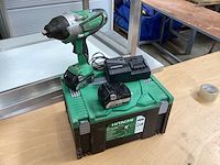 Hitachi wr 18dshl slagmoersleutel 1/2” - 18v incl. 2x bsl 36a18 + acculader - afbeelding 4 van  11