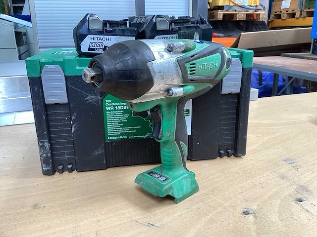 Hitachi wr 18dshl slagmoersleutel 1/2” - 18v incl. 2x bsl 36a18 + acculader - afbeelding 6 van  11