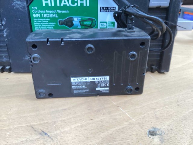 Hitachi wr 18dshl slagmoersleutel 1/2” - 18v incl. 2x bsl 36a18 + acculader - afbeelding 10 van  11