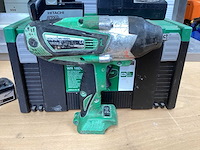 Hitachi wr 18dshl slagmoersleutel 1/2” incl. 2x bsl 1850 accu’s + uc 18yfsl acculader + koffer - afbeelding 5 van  10