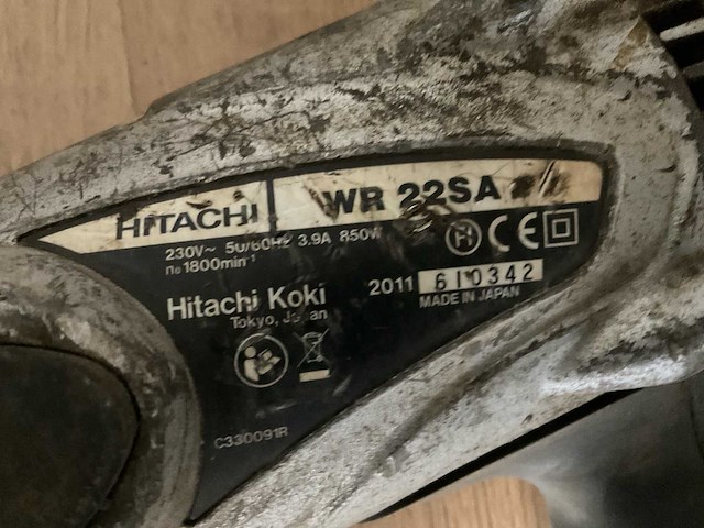 Hitachi wr 33sa slagmoersleutel (2x) - afbeelding 3 van  4