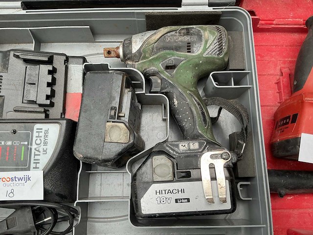 Hitachi wr18dbdl slagmoersleutel - afbeelding 2 van  4