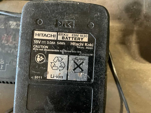 Hitachi wr18dc 18v boormachine - afbeelding 6 van  6