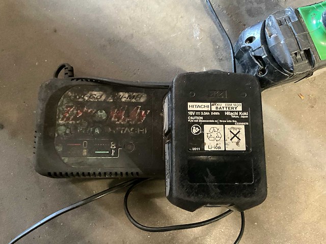 Hitachi wr18dc 18v boormachine - afbeelding 3 van  4