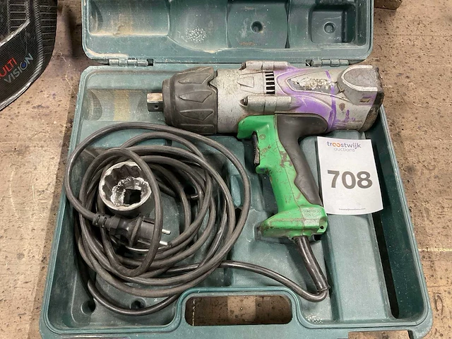 Hitachi wr22sa slagmoersleutel - afbeelding 2 van  4