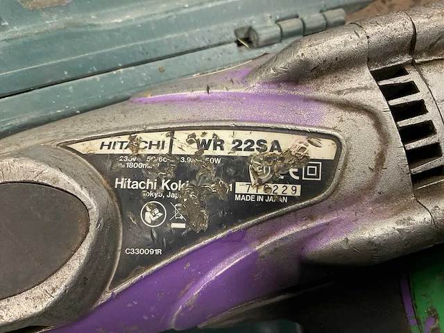 Hitachi wr22sa slagmoersleutel - afbeelding 4 van  4
