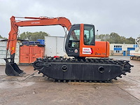 Hitachi zx70 amfibische graafmachine 355 uur