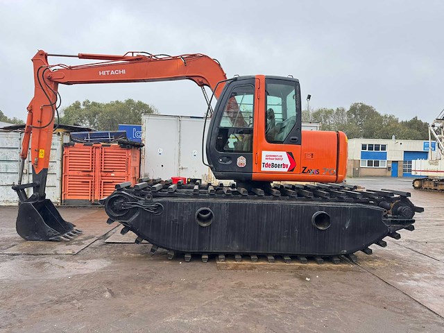 Hitachi zx70 amfibische graafmachine 355 uur - afbeelding 1 van  10