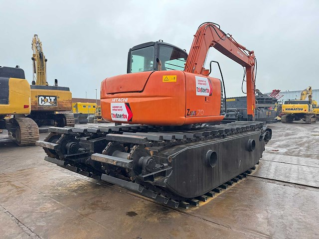 Hitachi zx70 amfibische graafmachine 355 uur - afbeelding 7 van  10