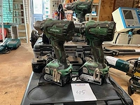 Hitachi/hikoki schroefboormachine (3x) - afbeelding 2 van  9
