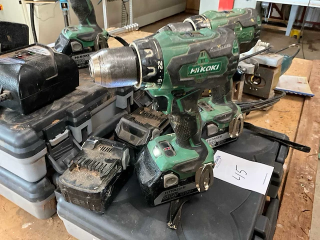 Hitachi/hikoki schroefboormachine (3x) - afbeelding 3 van  9
