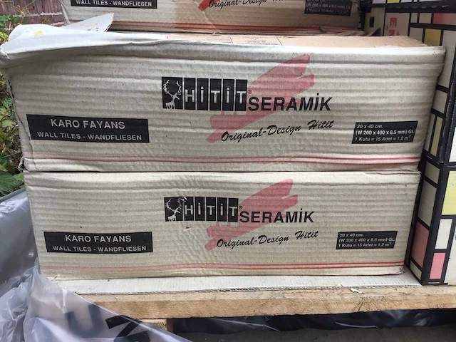 Hitit sermik - natura beige - 20x40 cm - 6m2 - wandtegel - afbeelding 4 van  6