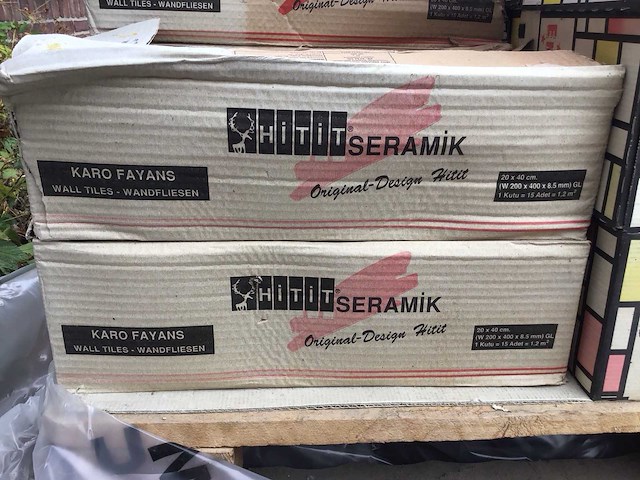 Hitit sermik - natura beige - 20x40 cm - 6m2 - wandtegel - afbeelding 4 van  6