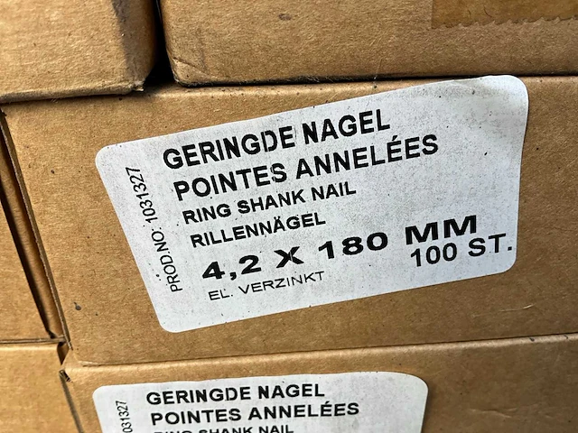 Hitmetal geringde nagel spijkers - afbeelding 4 van  4