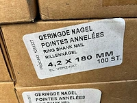 Hitmetal geringde nagel spijkers - afbeelding 4 van  4