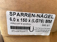 Hitmetal sparren nagel spijkers - afbeelding 4 van  4