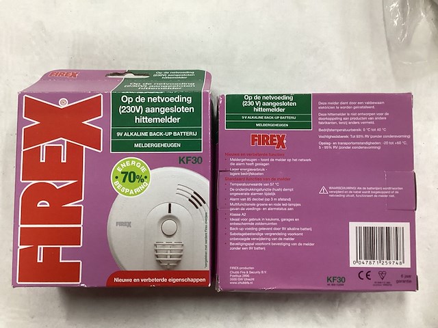 Hitte- en rook- en koolmonoxidemelders en brandblussers - afbeelding 1 van  12