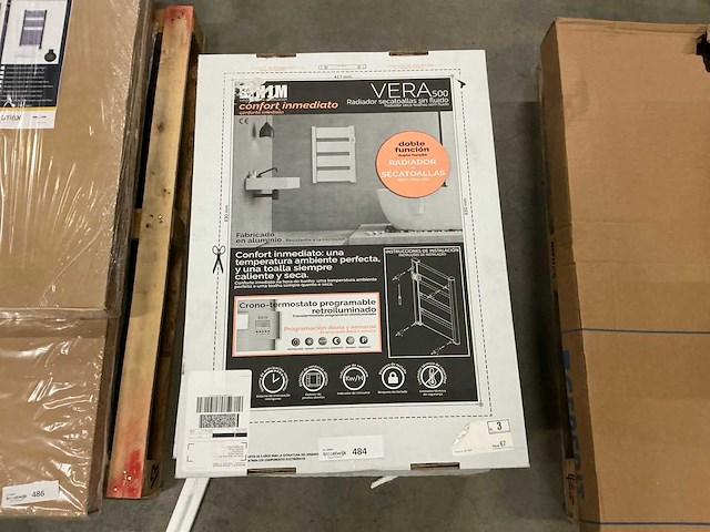 Hjm vera500 427x630mm designradiator (4x) - afbeelding 3 van  4