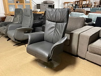Hjort knudsen lederen draaifauteuil - afbeelding 6 van  12