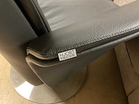 Hjort knudsen lederen draaifauteuil - afbeelding 11 van  12