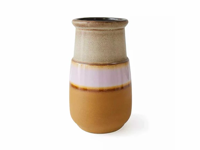 Hkliving grand floor vase carmel 26x26xh43,5cm - afbeelding 1 van  2