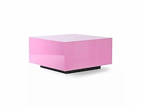 Hkliving mirror block table pink 60x60x32cm