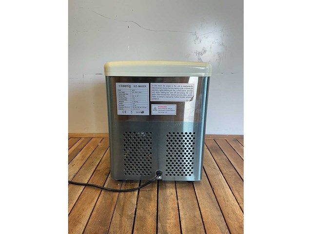 H.koenig kube kb15 ijsblokjesmachine - afbeelding 10 van  10