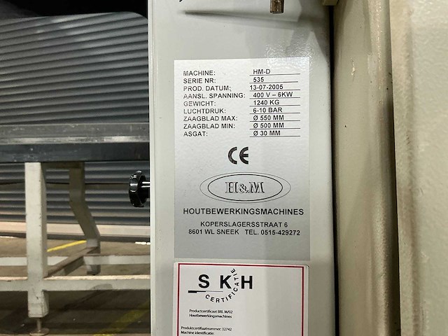 H&m - 2005 - hm-d - afkortcirkelzaagmachine - afbeelding 19 van  26