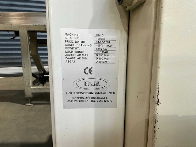 H&m - 2007 - hm-d - afkortcirkelzaagmachine - afbeelding 3 van  13