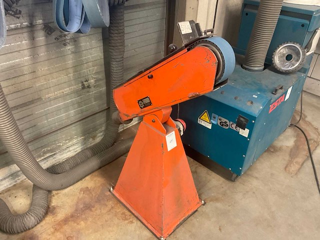 H.m. tas-75 backstand bandschuurmachine - afbeelding 2 van  7