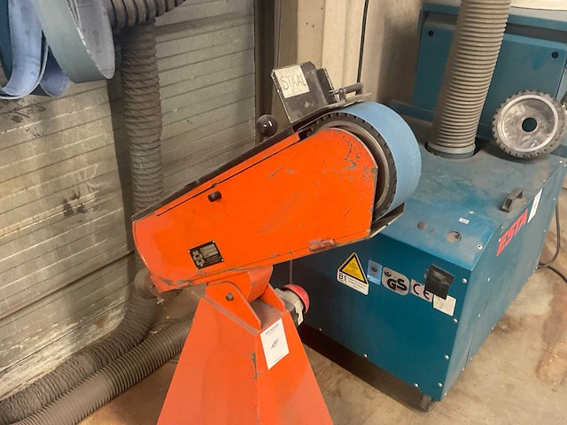 H.m. tas-75 backstand bandschuurmachine - afbeelding 3 van  7