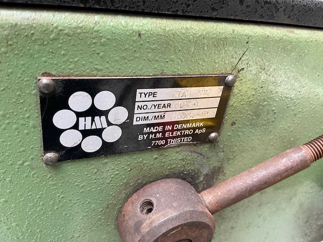 Hm tas-75 bandschuurmachine - afbeelding 7 van  7