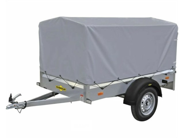 Hmb enkelassige huif aanhanger 750kg - afbeelding 1 van  2