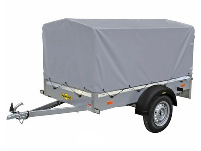 Hmb enkelassige huif aanhanger 750kg - afbeelding 1 van  2