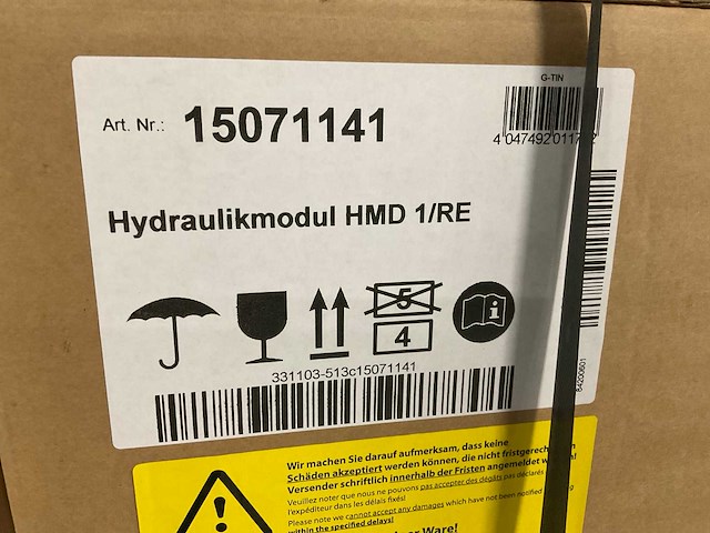 Hmd 1/re hydrauliek module - afbeelding 3 van  3