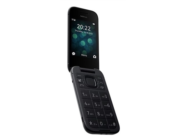 Hmd 2660 flip phone 4g zwart - afbeelding 2 van  7