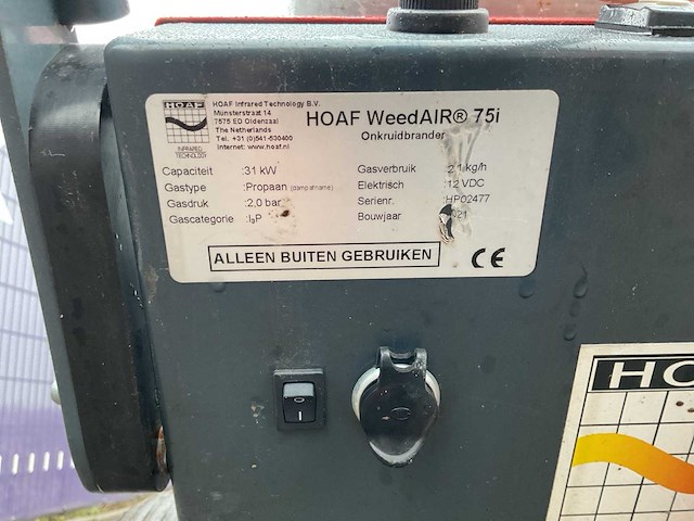 Hoaf weedair 75i onkruidbrander - afbeelding 6 van  6