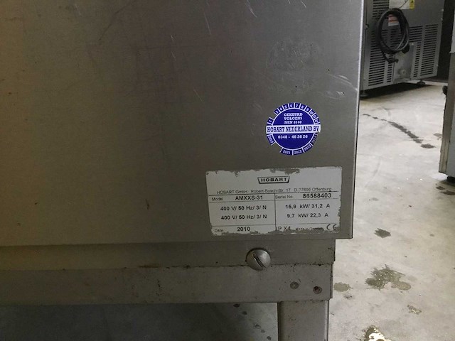 Hobart - doorschuif vaatwasmachine - afbeelding 6 van  6