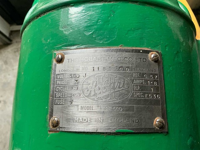 Hobart - se 500 - planeetmenger - mixer - afbeelding 5 van  13