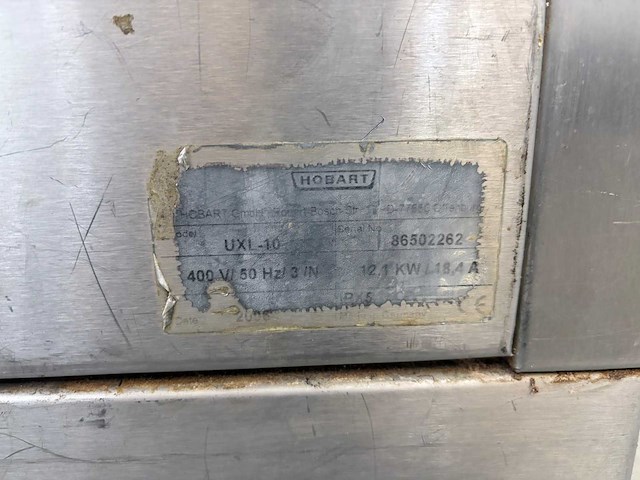 Hobart - uxl 10 - krattenwasmachine - afbeelding 3 van  5