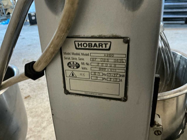 Hobart a200 mixer - afbeelding 5 van  5
