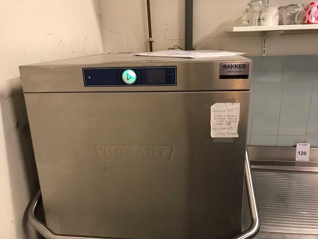 Hobart amx -10a doorschuif vaatwasser - afbeelding 2 van  4