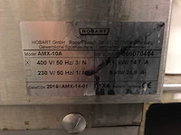 Hobart amx -10a doorschuif vaatwasser - afbeelding 3 van  4